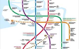 Карта метро Санкт-Петербурга в 2020 році: нові станції, схема, розширення