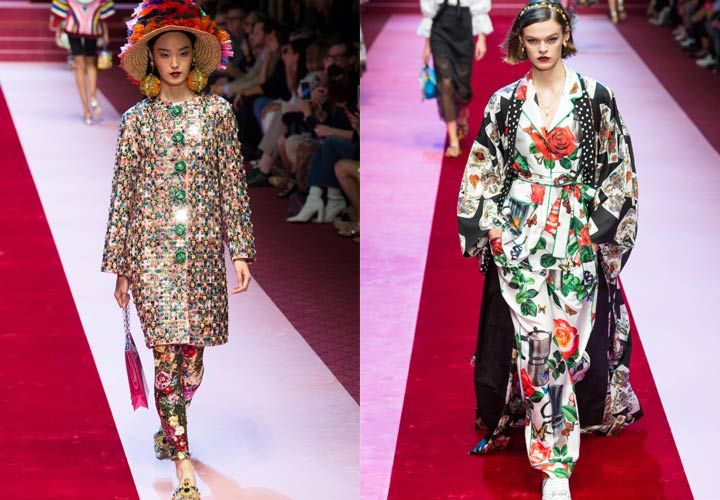 Пальто Dolce & Gabbana мода 2018-2019 роки