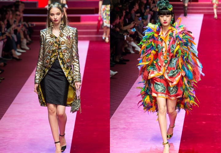 Яскраві образи 2018 роки від Dolce & Gabbana