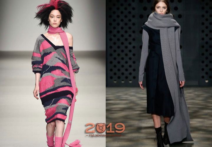 Модні шарфи зима 2018-2019