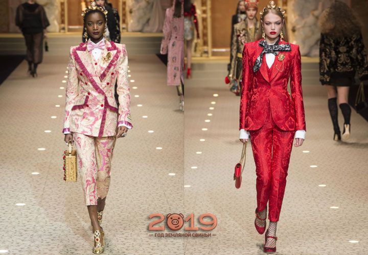 Костюми Dolce & Gabbana зима 2018-2019