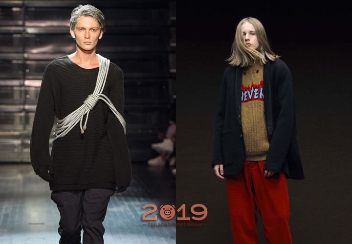 Моделі чоловічих светрів на 2019 рік