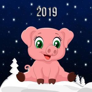 Свинка - символ Нового 2019 року