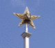 На Спаській башті Московського Кремля встановлена ​​перша п'ятикутна зірка
