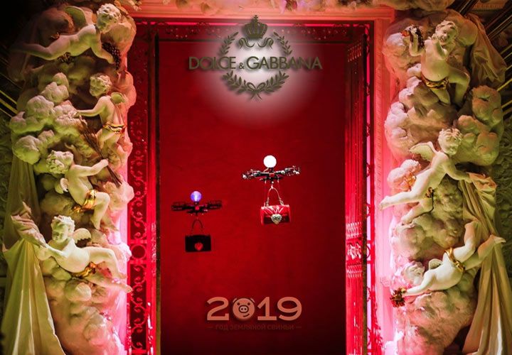 Дронь на показі Dolce & Gabbana осінь-зима 2018-2019 року