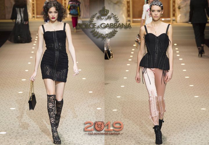 Стильні луки колекції Dolce & Gabbana зима 2018-2019