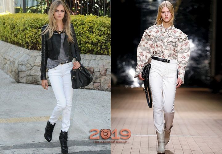 Модні білі джинси 2018-2019 року