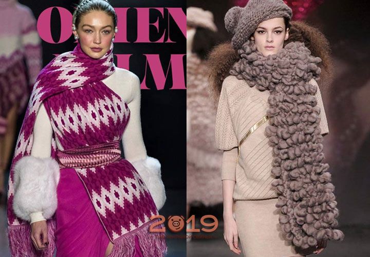Стильні моделі шарфів сезону осінь-зима 2018-2019