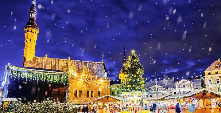 новорічну прикрасу головної площі Талліна