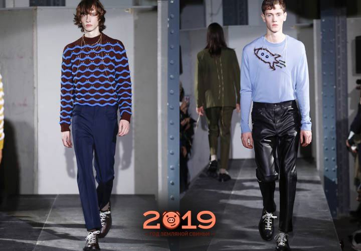 Класичний светр чоловіча мода 2018-2019 роки