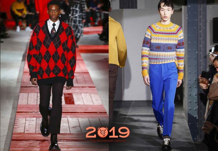 Стильні чоловічі светри 2018-2019 роки