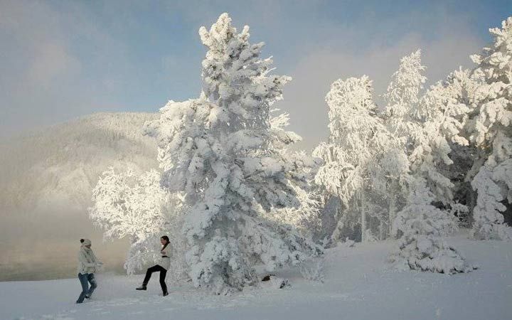 Сибірська зима в Красноярську