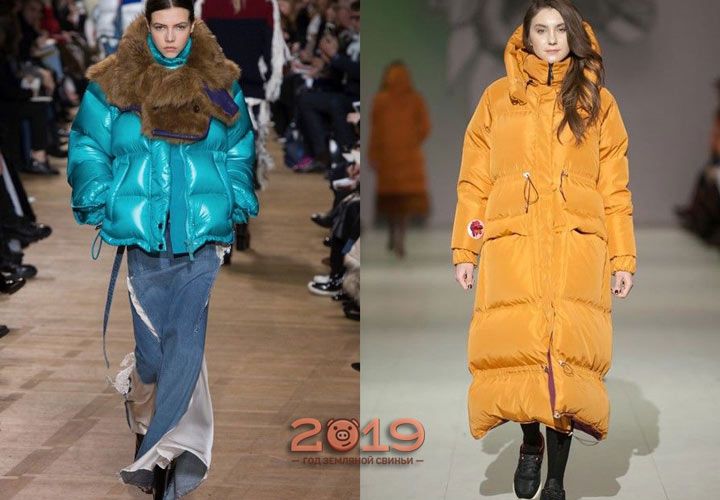 Яскраві моделі курток зима 2018-2019