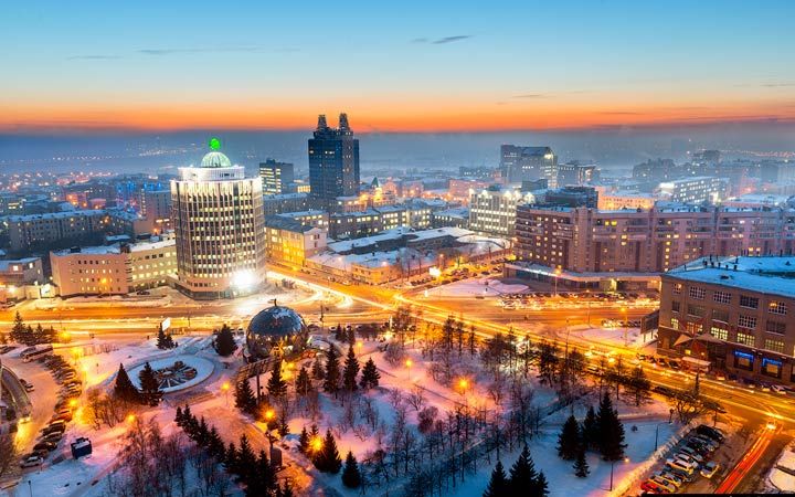 зимовий Новосибірськ