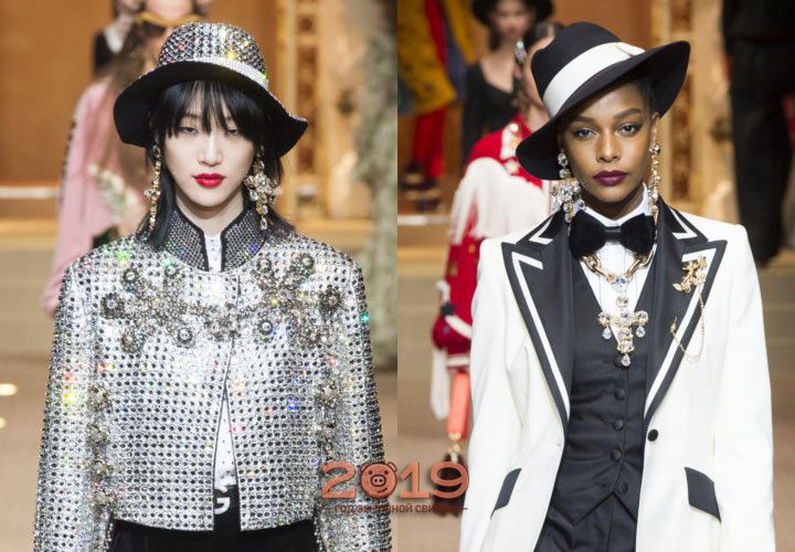 Модні капелюхи від Dolce & Gabbana зима 2018-2019