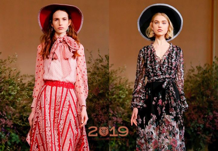 Luisa Beccaria зима 2018-2019 модні капелюхи