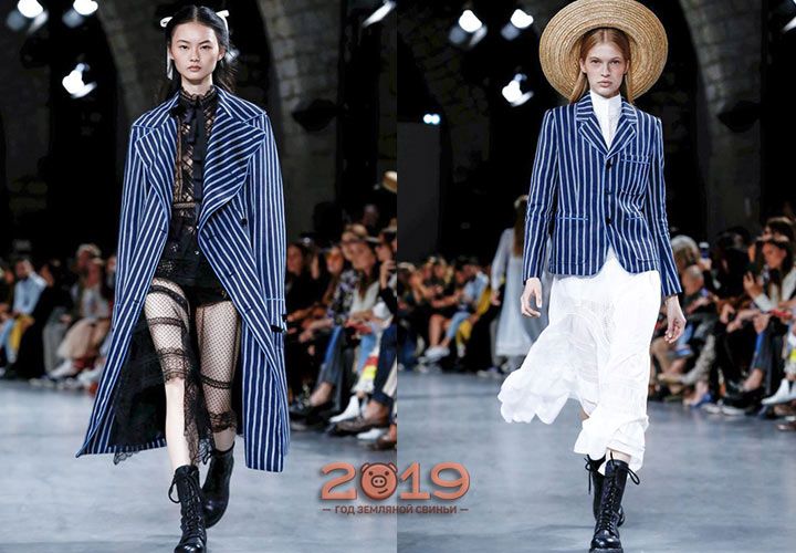 Модна смужка John Galliano літо 2019