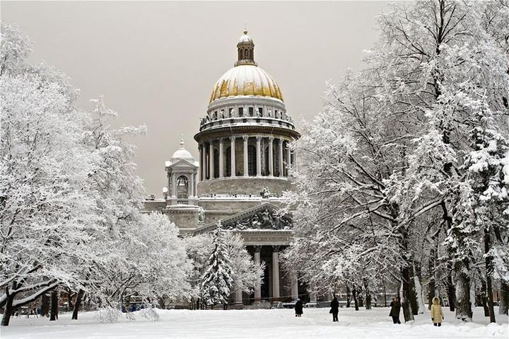 Петербург взимку
