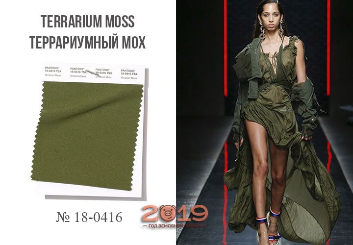 Terrarium Moss колір Пантон на 2019 рік
