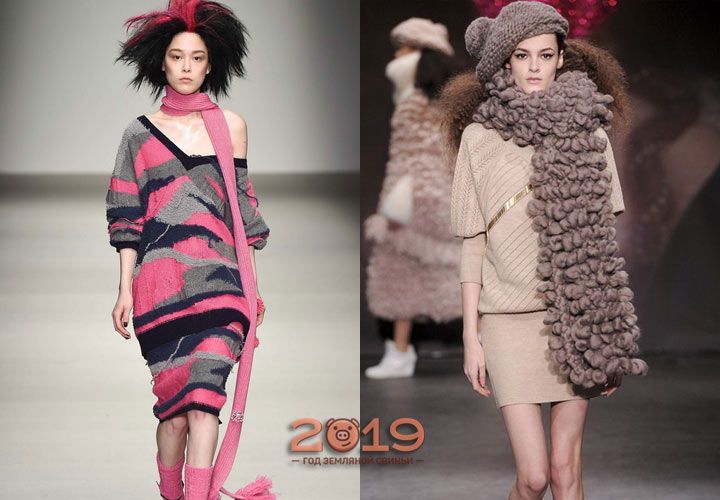 Модні шарфи зима 2018-2019