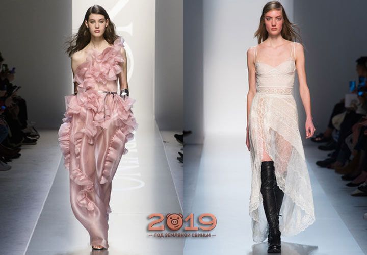 Плаття в білизняному стилі осінь-зима 2018-2019