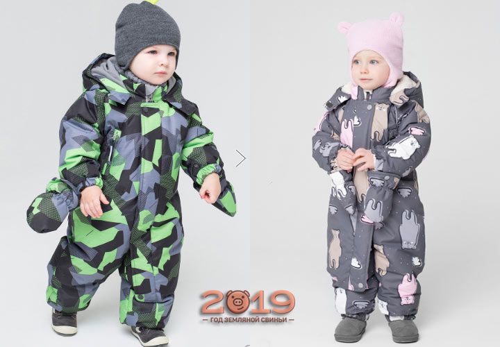 Теплі комбінезони для малюків Crockid зима 2018-2019