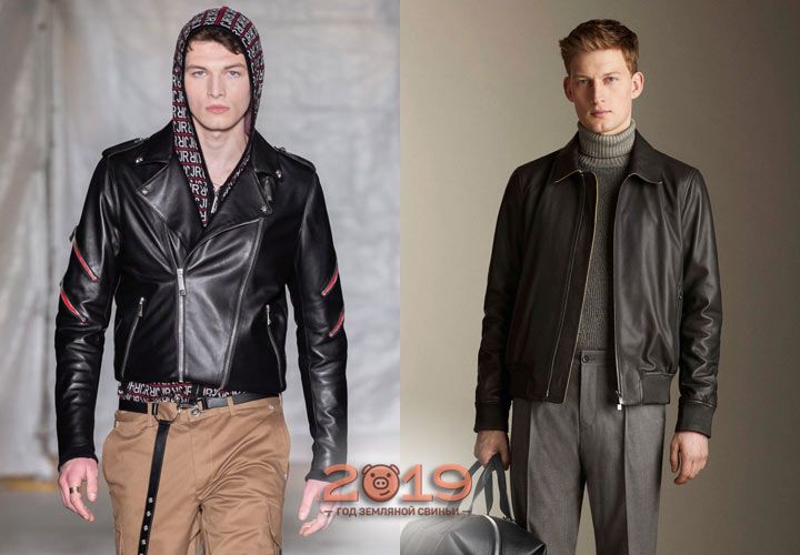 Чоловічі куртки з натуральної шкіри осінь-зима 2019-2020