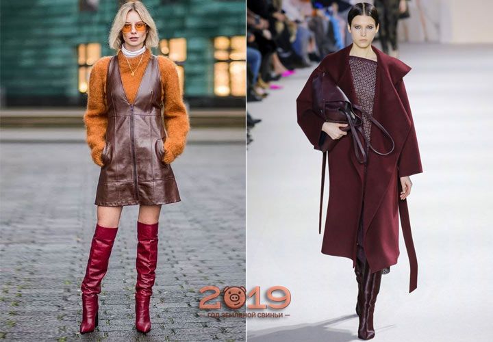 Відтінок червоної груші мода 2018-2019 роки