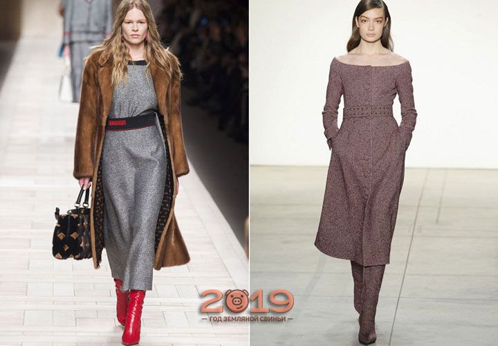 Сукня з теплої тканини зима 2018-2019