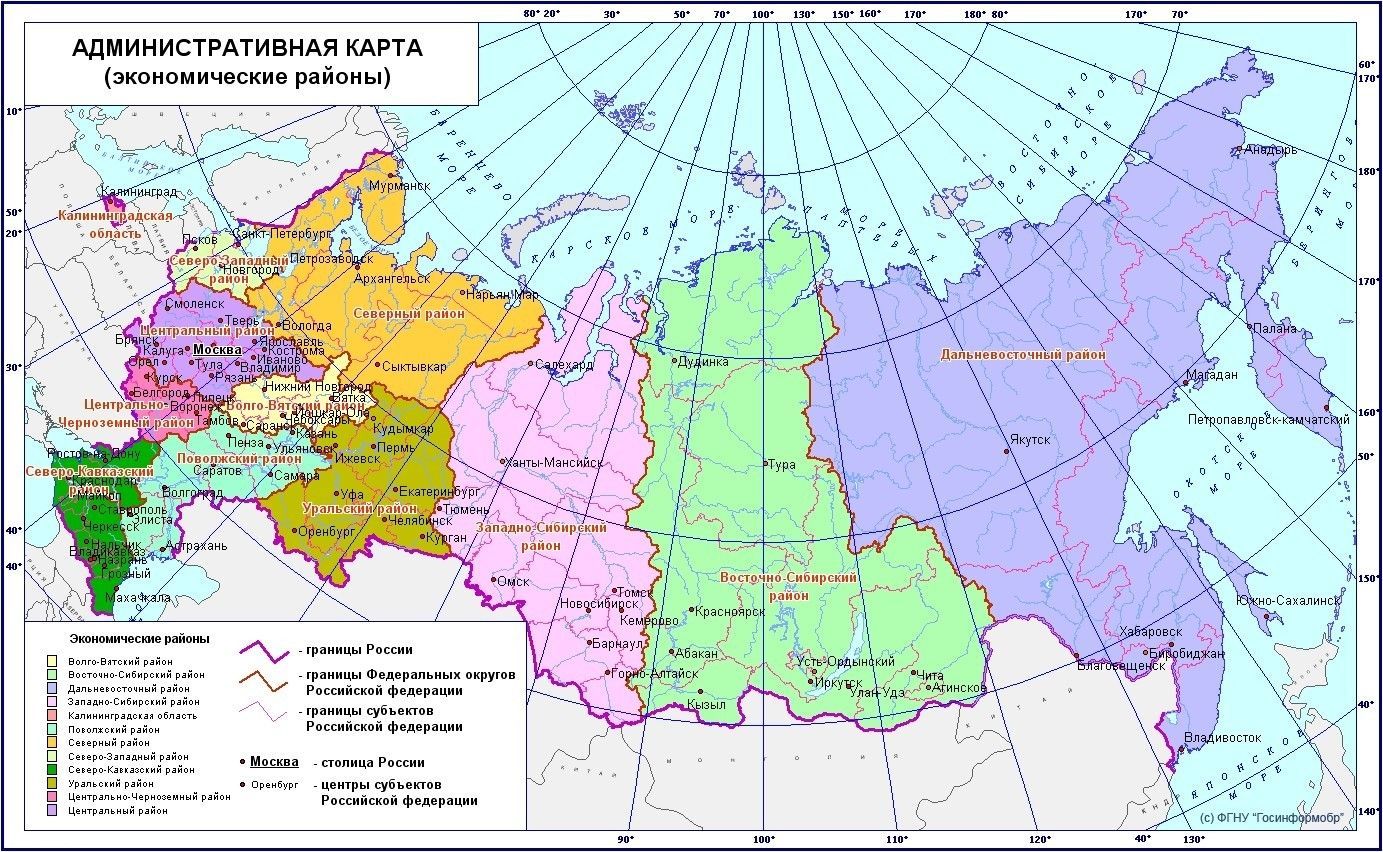 Карта Сибіру