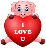 свиня з серцем