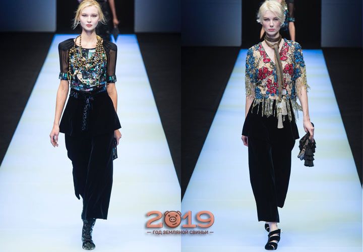 Розкішні сукні колекції Армані осінь-зима 2018-2019