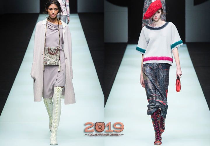 Колекція Армані осінь-зима 2018-2019 модні луки