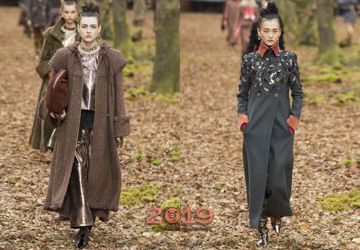 Пальто Chanel осінь-зима 2018-2019
