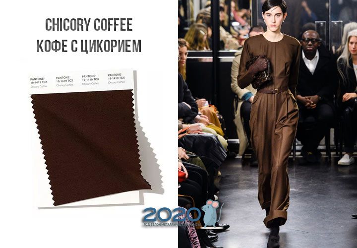 Chicory Coffee (№19-1419) колір Пантон зима 2019-2020