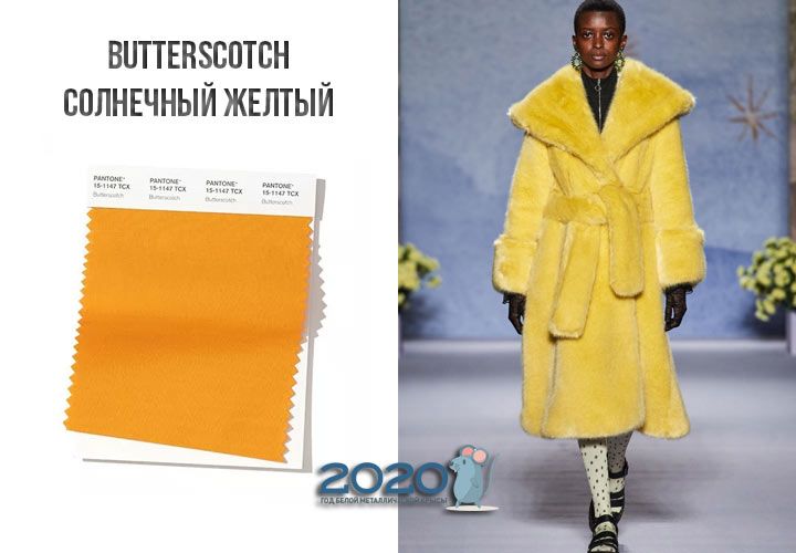 Butterscotch (№15-1147) колір Пантон зима 2019-2020