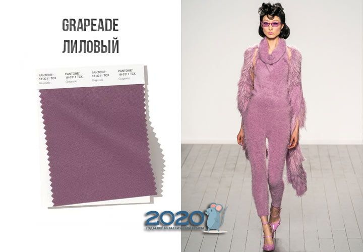 Grapeade (№18-3211) колір Пантон зима 2019-2020