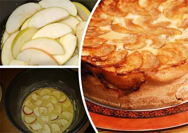 яблучний пиріг в мультиварці