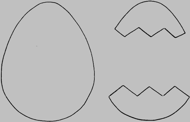 форма пасхального яйця