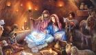 Красива класична картинка на Різдво Христове