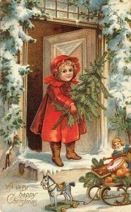 З Різдвом старовинна листівка