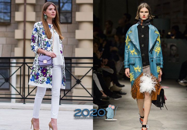 Модні принти жіночих пальто 2019-2020 роки