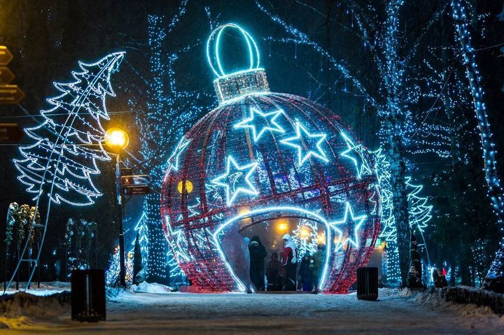 Парки Москви на Новий рік