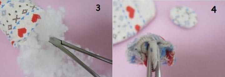 Мишка з носка покрокова інструкція крок 3 і 4