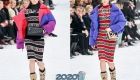 Вузькі трикотажні сукні Шанель осінь-зима 2019-2020