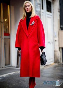 Модне пальто вулична мода осінь-зима 2019-2020