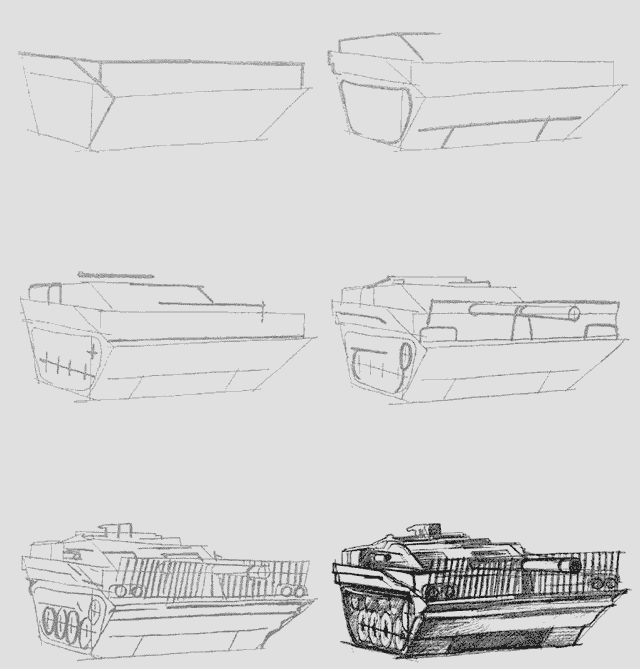 малюнок танка