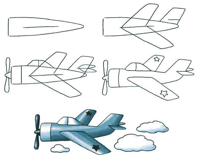 малюнок літака