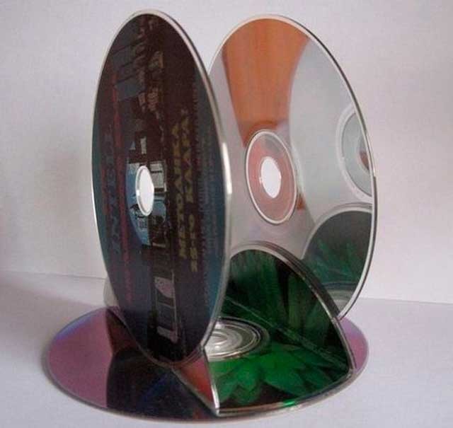 Дивовижні вироби із комп'ютерних дисків