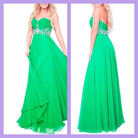 зелену сукню